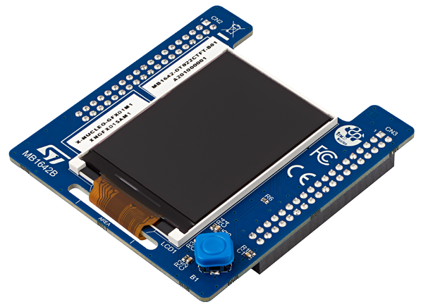 X-NUCLEO-GFX01M1 SPI Display Expansion Board - STMicro | Mouser